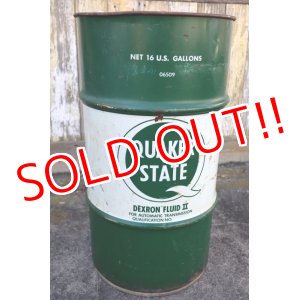 画像: dp-240718-09 QUAKER STATE / 1980's DEXRON FLUID II 16 U.S. GALLONS CAN