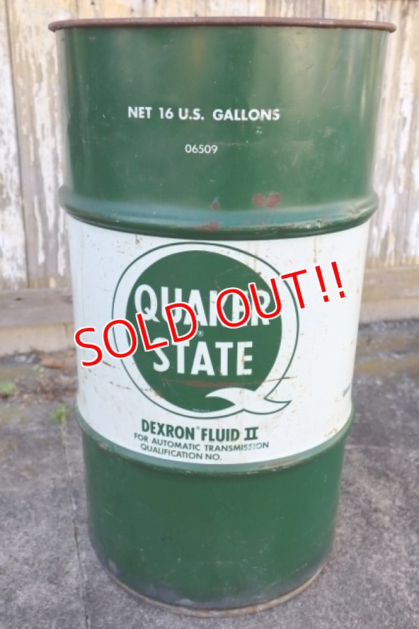 画像3: dp-240718-09 QUAKER STATE / 1980's DEXRON FLUID II 16 U.S. GALLONS CAN