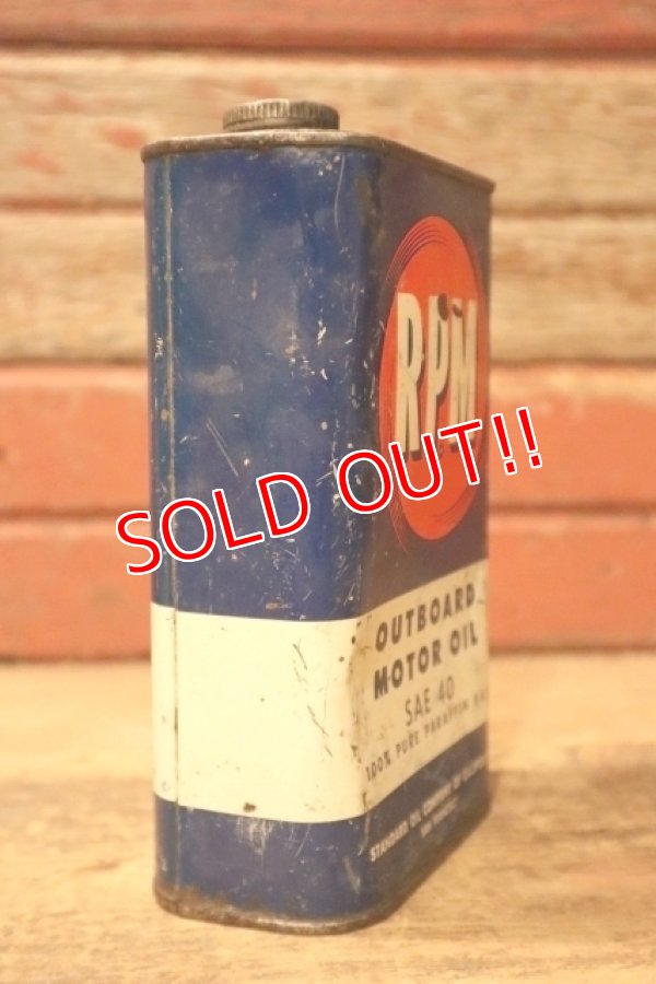 画像4: dp-241027-17 RPM / OUTBOARD MOTOR OIL SAE 40 One U.S. QUART Can