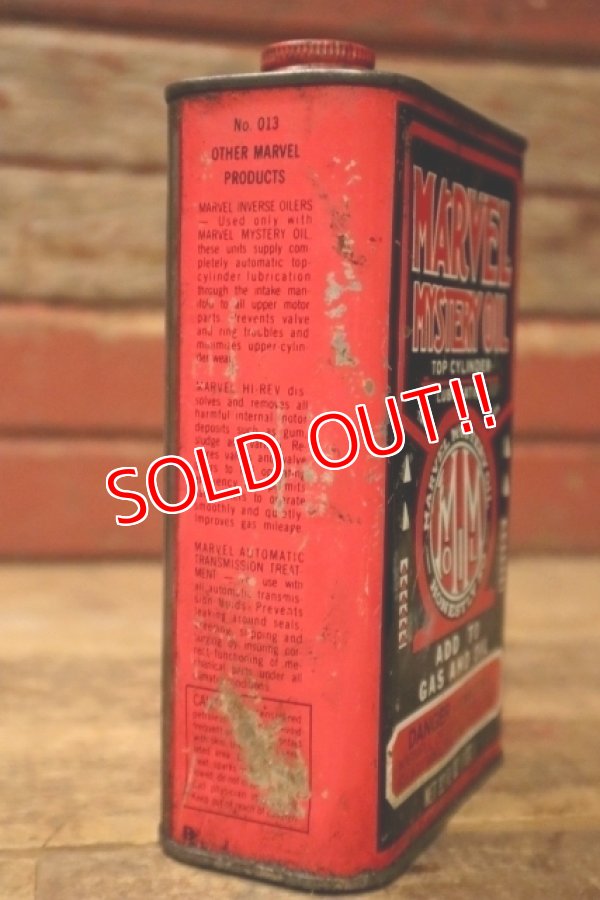 画像5: dp-241027-16 MARVEL MYSTERY OIL / ADD TO GAS AND OIL 1 U.S. QUART Can
