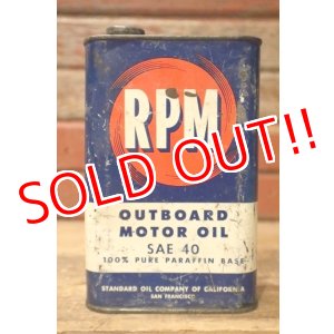 画像: dp-241027-17 RPM / OUTBOARD MOTOR OIL SAE 40 One U.S. QUART Can