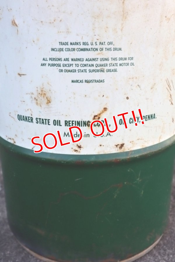 画像6: dp-240718-09 QUAKER STATE / 1980's DEXRON FLUID II 16 U.S. GALLONS CAN