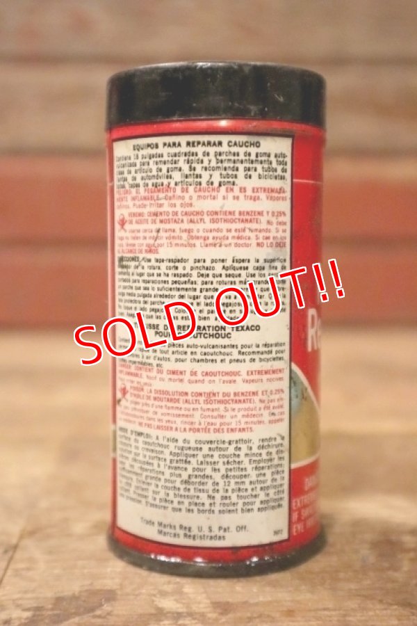 画像4: dp-241027-22 TEXACO / 1970's Rubber Repair Kit Can