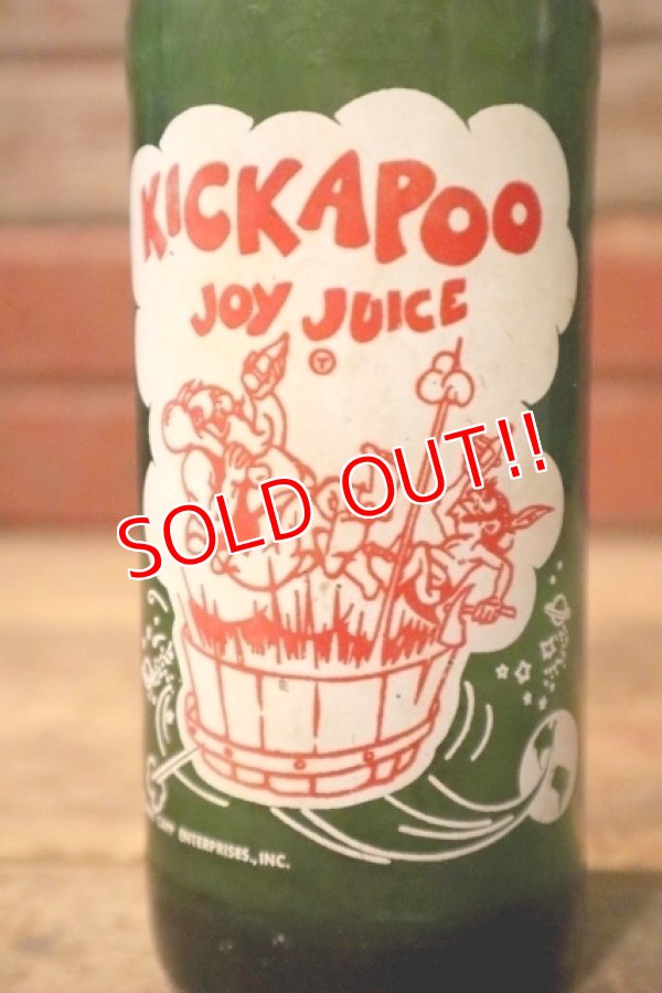 画像2: dk-056 KICKAPOO JOY JUICE 1960's 10 FL. OZ. Bottle