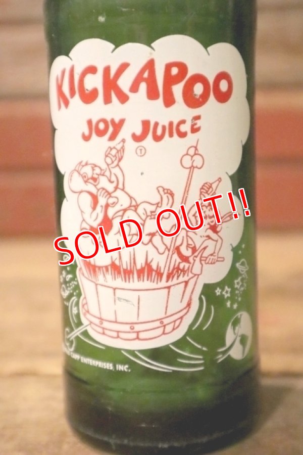 画像2: dk-057 KICKAPOO JOY JUICE 1960's 10 FL. OZ. Bottle