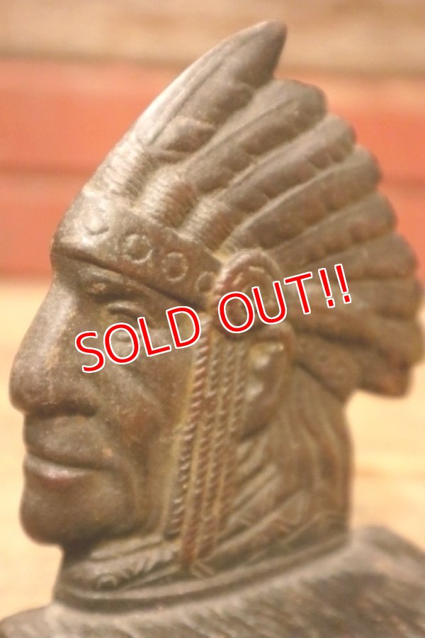 画像2: dp-241008-06 Indian Head Bookend