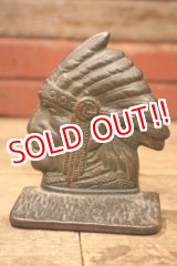 画像: dp-241008-06 Indian Head Bookend
