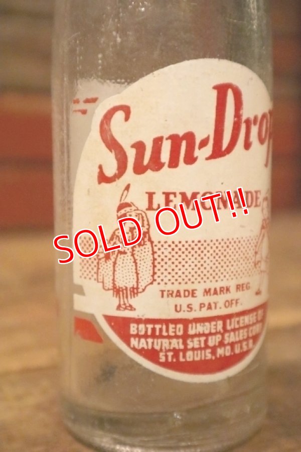 画像2: dk-058 Sun-Drop LEMONADE 1940's 10 FL. OZ. Bottle