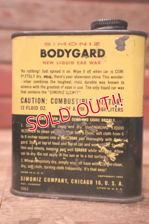 画像3: dp-241106-24 SIMONIZ / "BODYGARD" Car Wax Can