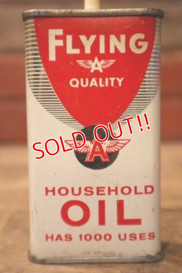 画像2: dp-241106-08 Tidewater Oil Company / FLYING A HOUSEHOLD OIL Can