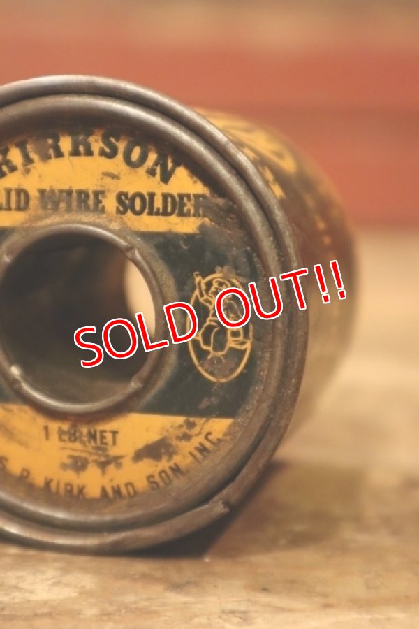 画像7: dp-240911-90 KIRKSON / 1960's solid Wire Solder