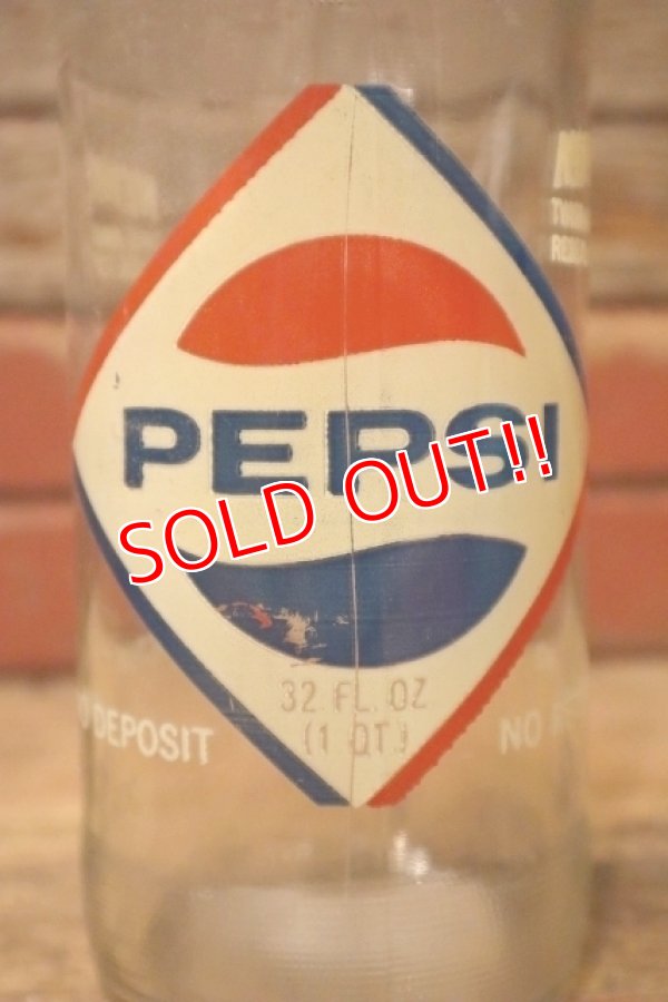 画像2: dk-070 PEPSI COLA / 1960's 32 FL.OZ. Bottle