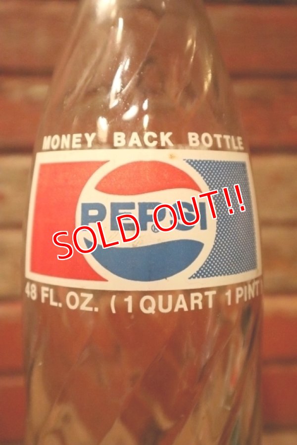画像2: dk-074 PEPSI COLA / 1980's 48 FL.OZ. Bottle