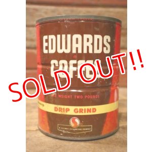 画像: dp-241106-47 EDWARDS COFFEE / Vintage Tin Can