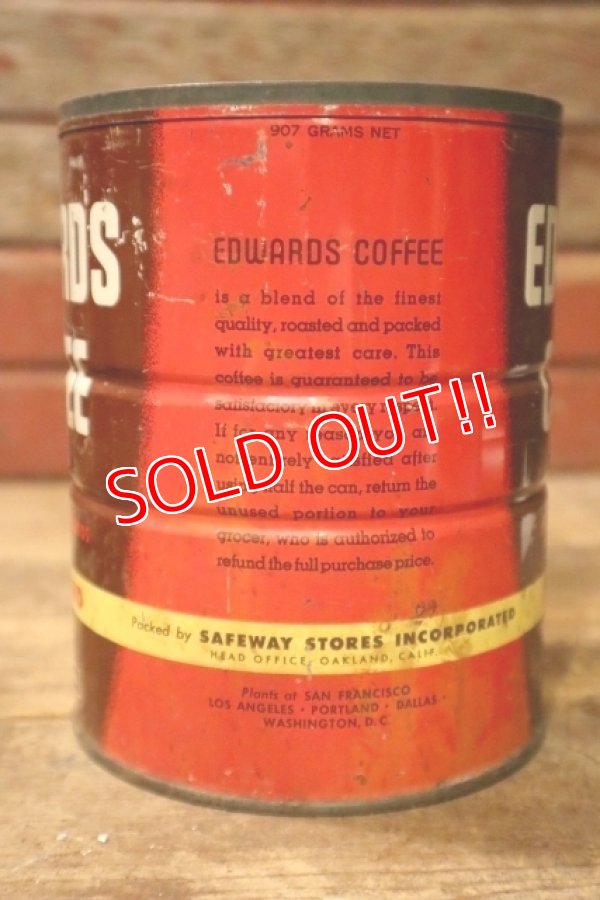 画像4: dp-241106-47 EDWARDS COFFEE / Vintage Tin Can