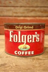 画像: dp-241106-37 Folger's COFFEE / Vintage Tin Can