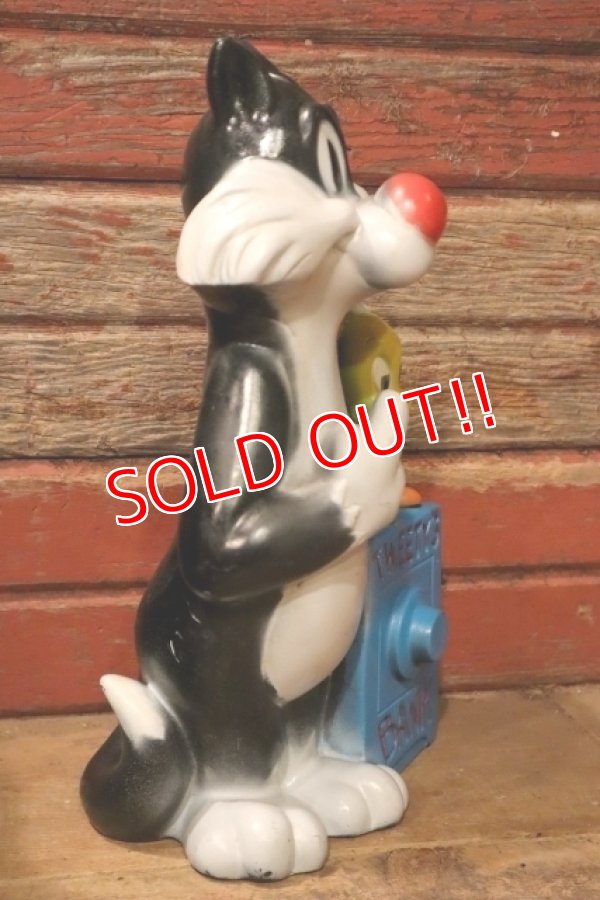 画像6: ct-241008-52 Sylvester & Tweety / 1972 Plastic Coin Bank