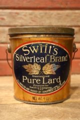 画像: dp-241106-22 Swift's "Silverleaf" Brand 1940's Pure Lard Can