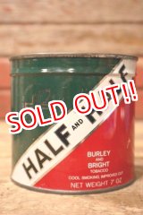 画像: dp-241106-34 BURLEY AND BRIGHT TOBACCO 1950's-1960's HALF AND HALF CAN