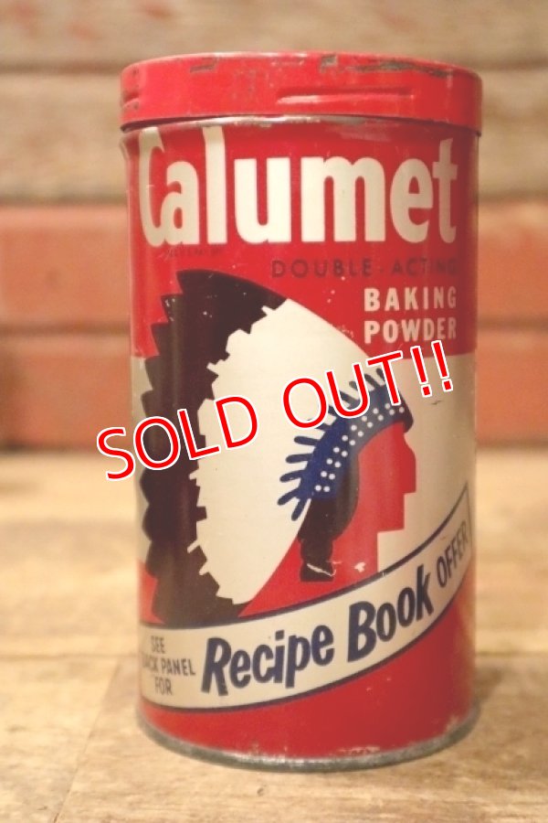 画像1: dp-241027-26 Calumet BAKING POWDER / 1959-1962 1 LB. CAN