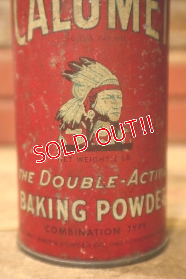 画像2: dp-241106-11 CALUMET BAKING POWDER / 1930's 1 LB. CAN