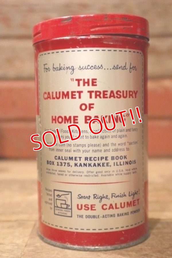 画像3: dp-241027-26 Calumet BAKING POWDER / 1959-1962 1 LB. CAN