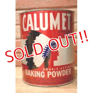 画像: dp-241106-12 CALUMET BAKING POWDER / 1960's 10 LBS. CAN