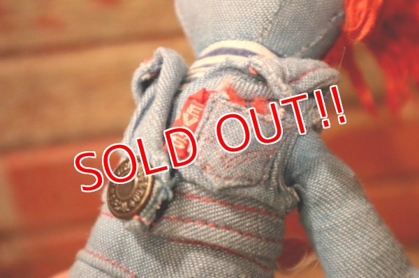 画像3: ct-241008-82 LEVI'S / Knickerbocker 1970's Denim Rag Doll Boy