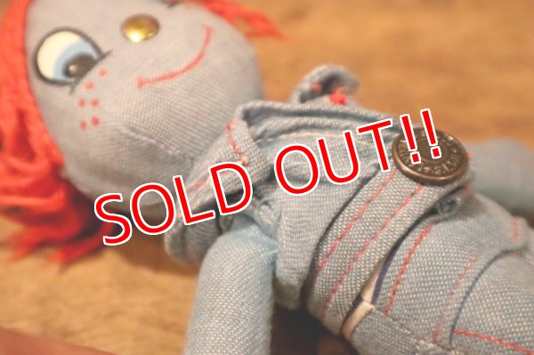 画像8: ct-241008-82 LEVI'S / Knickerbocker 1970's Denim Rag Doll Boy