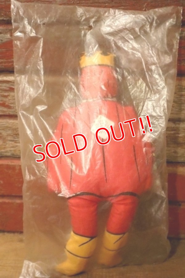 画像4: ct-241027-16 BURGER KING / The King 1970's Pillow Doll【MIB】