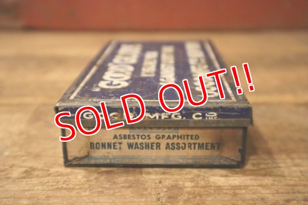 画像6: dp-240605-02 GOOD MFG. Co, INC / 〜1950's "GOOD" GOODS WASHER TIN BOX