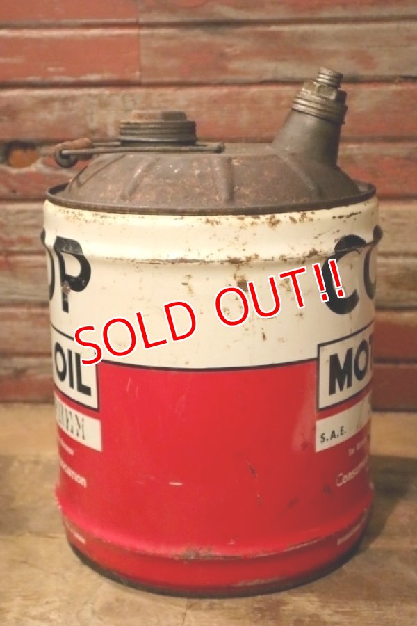 画像5: dp-240911-47 CO-OP / 1960's 5 U.S. GALLONS MOTOR OIL CAN