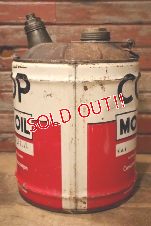 画像4: dp-240911-47 CO-OP / 1960's 5 U.S. GALLONS MOTOR OIL CAN