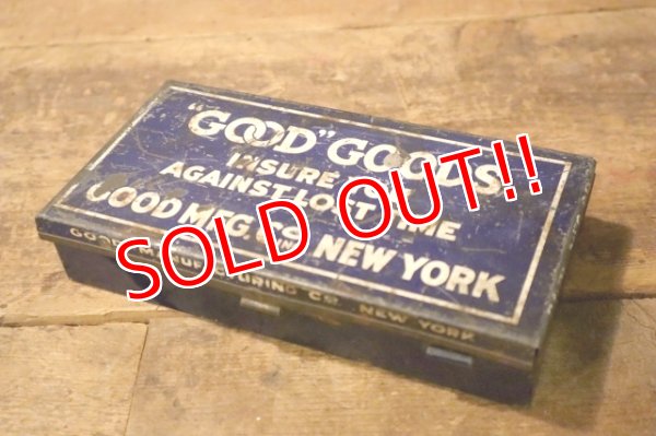 画像1: dp-240605-02 GOOD MFG. Co, INC / 〜1950's "GOOD" GOODS WASHER TIN BOX