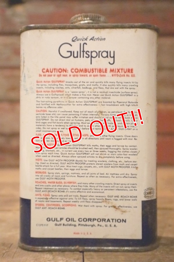 画像3: dp-220401-119 Gulf / 1960's Gulf Spray Can (10)