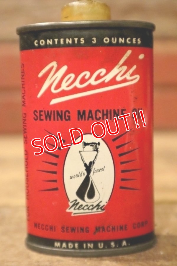 画像2: dp-241027-21 NECCHI SEWING MACHINE OIL HANDY CAN
