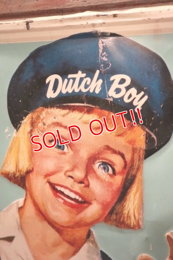 画像2: dp-240911-39 Dutch Boy Paint 1970's Metal Sign