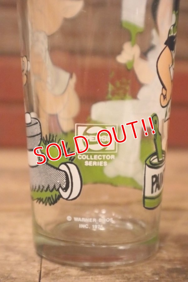 画像5: gs-241106-08 Porky Pig & Petunia Pig / PEPSI 1976 Collector Series Glass