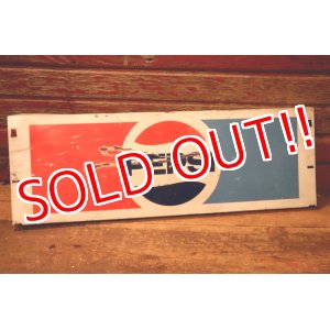 画像: dp-241027-01 PEPSI / 1970's-1980's Metal Sign