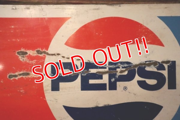 画像2: dp-241027-01 PEPSI / 1970's-1980's Metal Sign