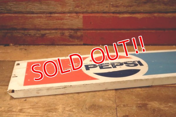 画像6: dp-241027-01 PEPSI / 1970's-1980's Metal Sign