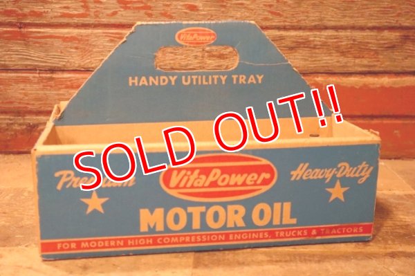 画像2: dp-241106-23 Vita Power MOTOR OIL / Vintage Paper Carrier