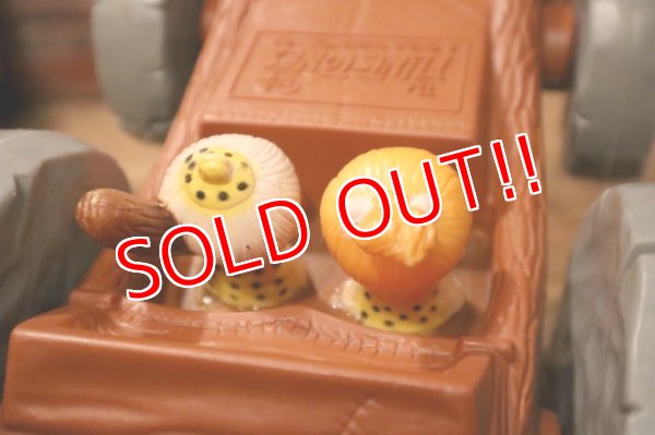 画像9: ct-241008-66 The Flintstones / Child Guidance 1976 Flip Pull Car Toy