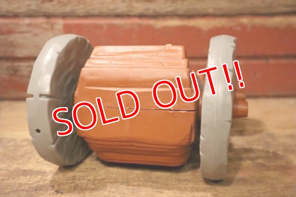 画像6: ct-241008-66 The Flintstones / Child Guidance 1976 Flip Pull Car Toy