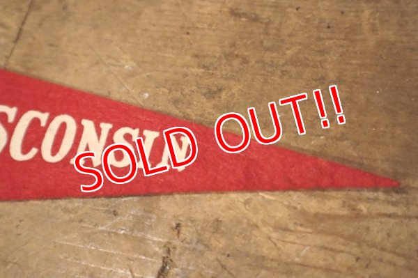 画像3: dp-241106-29 UNIVERSITY OF WISCONSIN /  Vintage Mini Pennant