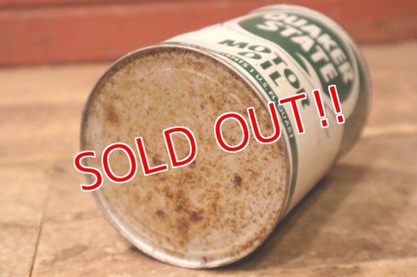 画像8: dp-240207-18 QUAKER STATE / 1950's-1960's MOTOR OIL One U.S. Quart Can