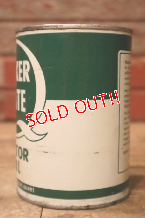 画像5: dp-240207-18 QUAKER STATE / 1950's-1960's MOTOR OIL One U.S. Quart Can