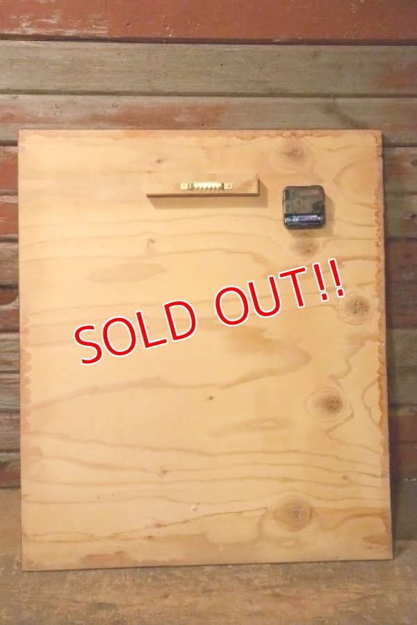 画像11: ct-241008-28 Disney Characters / 1980's Wooden Wall Clock