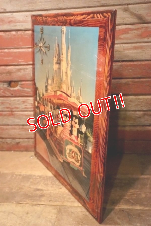 画像9: ct-241008-28 Disney Characters / 1980's Wooden Wall Clock