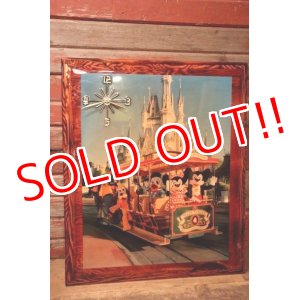 画像: ct-241008-28 Disney Characters / 1980's Wooden Wall Clock